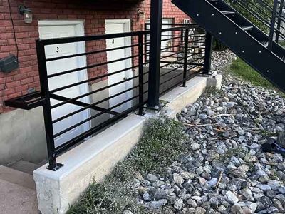 Apartment Metal Stair and Railing Project