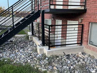 Apartment Metal Stair and Railing Project