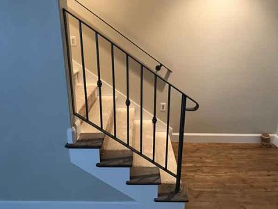 Indoor Staircase Railing Project