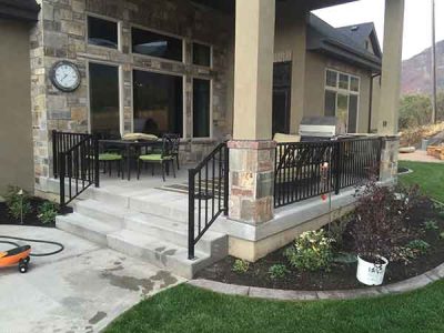Patio Metal Railing Project